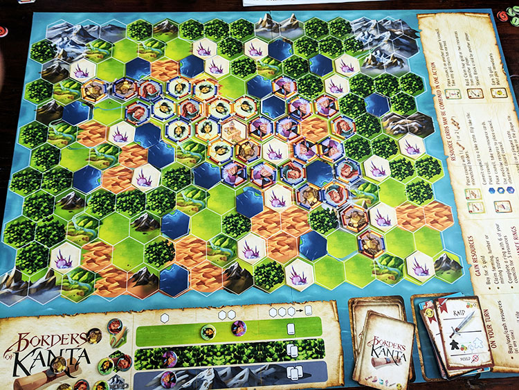 Borders of Kanta Game Board