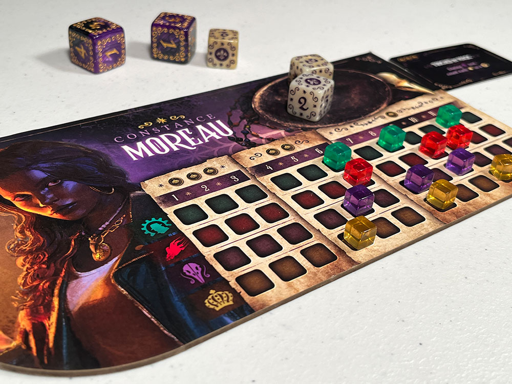 The Dark Quarter Player board